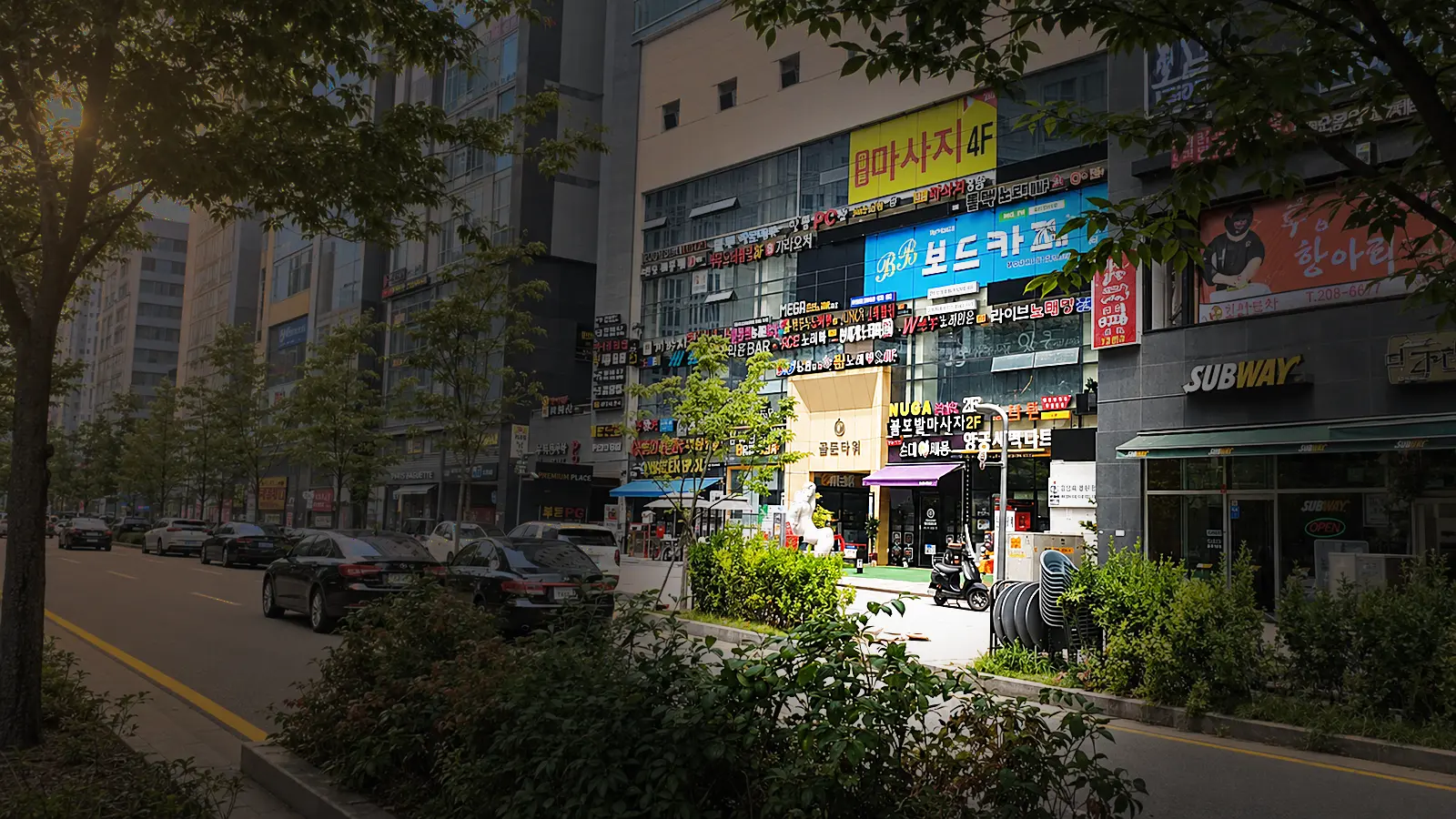 발산 마곡 골든타워 셔츠룸 외부 전경